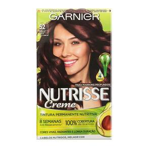 Tintura Creme Nutrisse Garnier Marrom Açaí 52 Kit