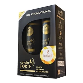 Kit Haskell Shampoo e Condicionador Cavalo Forte 300ml Cada