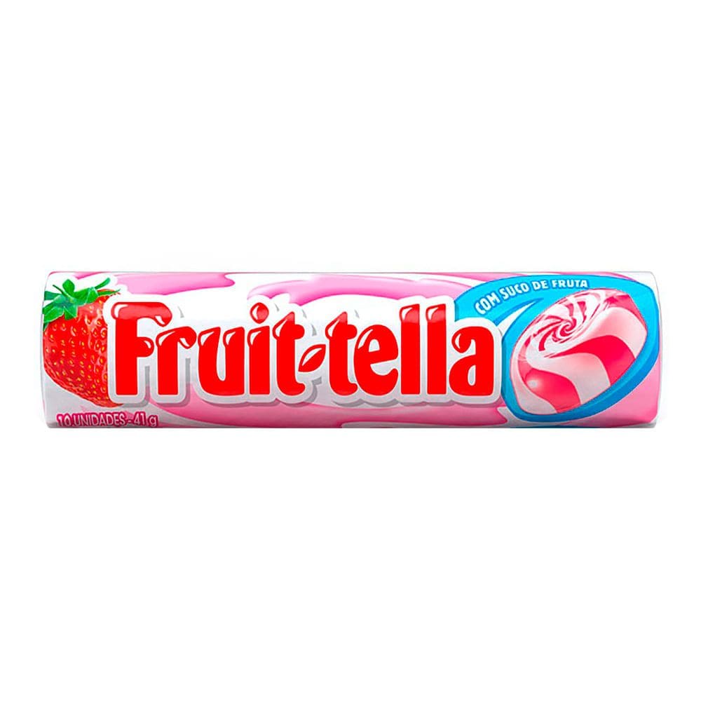 Bala Fruit-Tella 10 Unidades 41g