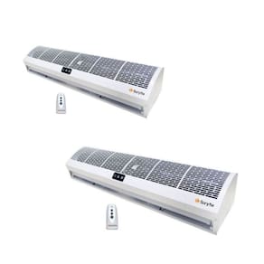 Kit 2 Cortinas de Ar Suryha 90cm com Controle 220V