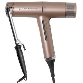 Kit Secador iQ3 Rose e Modelador Salon Curl 19mm
