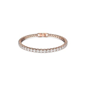 Pulseira de tênis Swarovski Tennis Deluxe com cristais brancos
