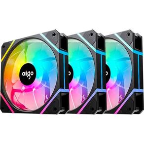 Cooler Fan para Gabinete Aigo AM12 Pro RGB 3 em 1