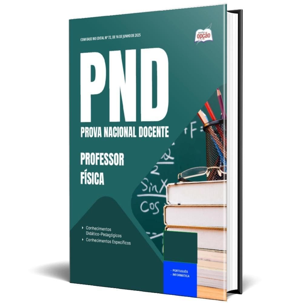 Apostila Pnd Cnu Professores 2025 Professor De Física