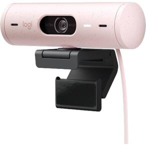 Câmera Webcam Logitech Brio 500 1080P Rose 500 960-001418