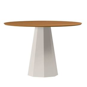Mesa para Sala de Jantar sem Vidro 80cm X 117cm Isis Off White/Ypê