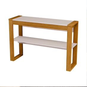 Aparador para Sala de Jantar 100% Mdf Master Carvalho Oro/ Off White