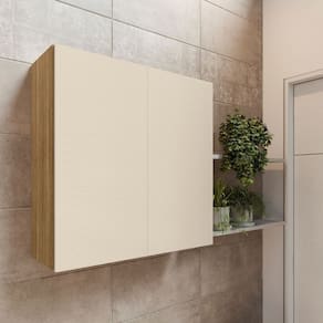 Armário para Cozinha 800 2 Portas Art Freijó / Soft