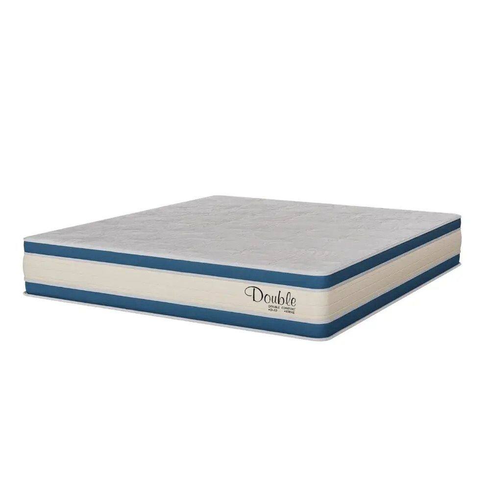 Colchao Queen 34 Mola Luxo Santa Rita Decor Azul