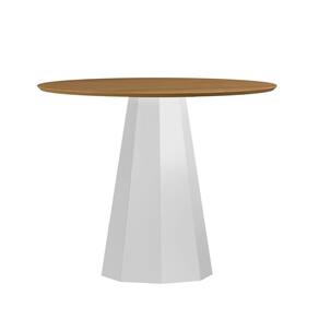 Mesa para Sala de Jantar sem Vidro 80cm X 100cm Isis Off White/Ypê
