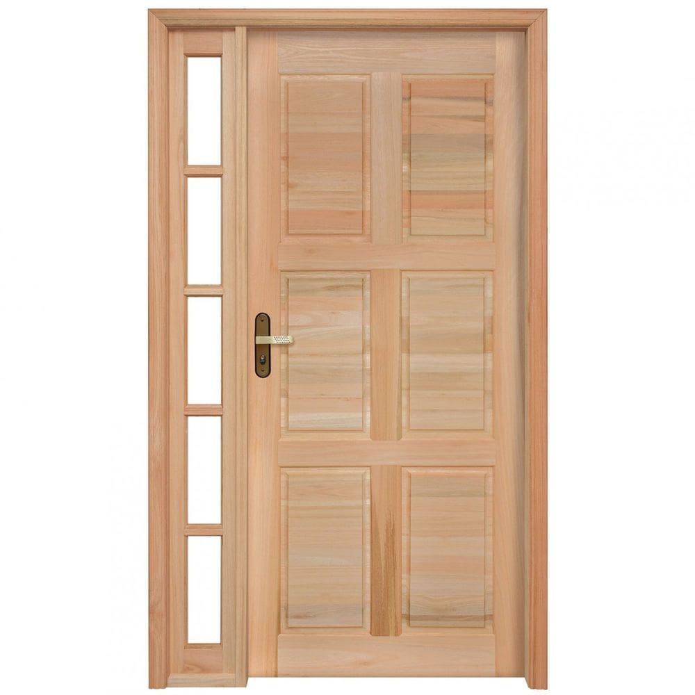 Porta de Almofadas com Marco com Vitrô de Um Lado Rondosul Natural