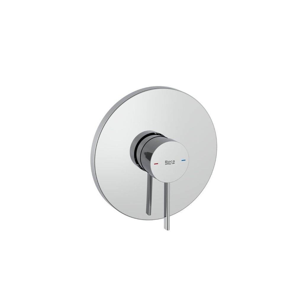 Acabamento para Monocomando de Banheira e Chuveiro com Desviador para Roca Box Insígnia da Roca Cromado