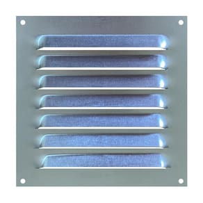 Grade De Ventilação Quadrada Em Alumínio Grelha 20X20 Cm