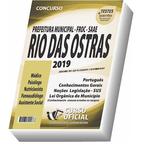 Apostila Rio Das Ostras - Nível Superior - Saúde