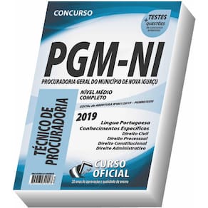 Apostila Pgm Nova Iguaçu - Técnico De Procuradoria