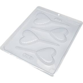 5 Formas Acetato Pirulito Chocolate Coração Bwb 20G 263
