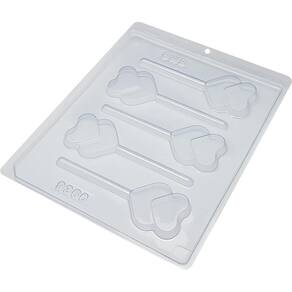 Kit 5 Formas de Pirulito Simples Muito Amor Coração