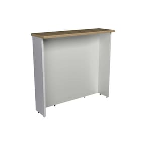 Bancada Ilha Cozinha PH 3068 Ten 120cm Branco/Carvalho Nature - Herval