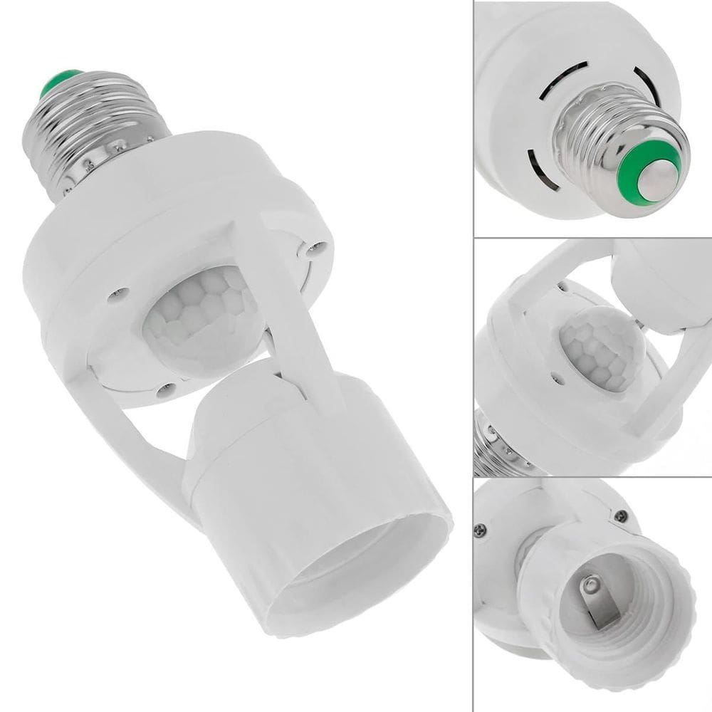 Sensor De Presença Com Soquete Para Lâmpada E27