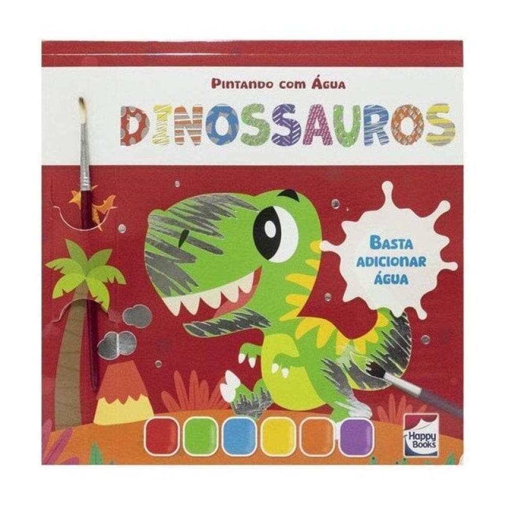 Pintando Com Água: Dinossauro