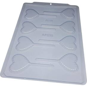 Kit 5 Formas Simples Pirulitos de Coração Páscoa SP263