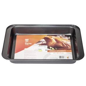 Forma / Assadeira De Aco Carbono Antiaderente Retangular 37X