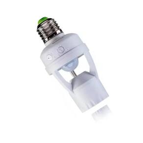 Sensor De Presença Iluminação Lâmpada Fotocélula Soquete E27