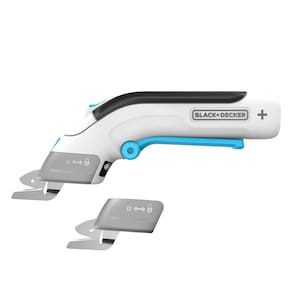 Tesoura elétrica de tecido BLACK+DECKER 4V MAX Cordless White