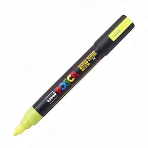 Caneta Posca PC 5M Amarelo Fluorescente - Uni