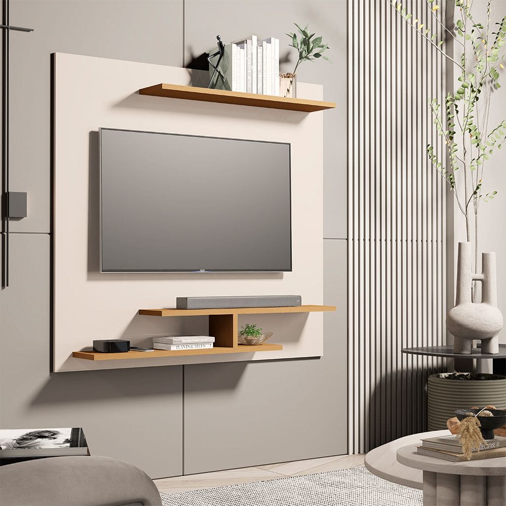 Painel Suspenso Osiris para Tv 32 Polegadas Off-white/nature