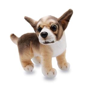 Brinquedo de pelúcia realista BABOLI Chihuahua de pelúcia de 23 cm para crianças