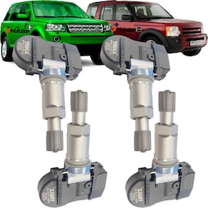 Kit 4 Sensor Pressão Pneu Tpms Land Rover Discovery Jaguar