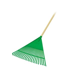 Vassoura Ancinho Verde 22 Dentes C/Cabo Fj-1011 Trapp