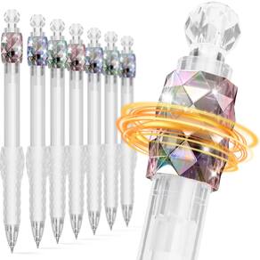 Canetas de gel JIMMIDDA de 8 peças — canetas Fidget de 0,5 mm, tinta preta, ponta fina, escrita suave — Canetas de gel de secagem rápida e macias para
