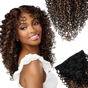 Extensões Clip In SIYUSI Kinky Curly 100% Brazilian Remy Hair