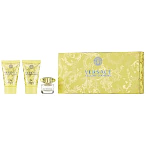 Conjunto de presente Perfume Versace Yellow Diamond, 3 peças