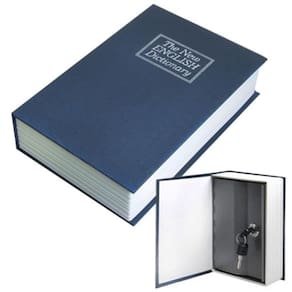 Cofre Livro De Segurança Camuflado Dicionario Com 2 Chaves