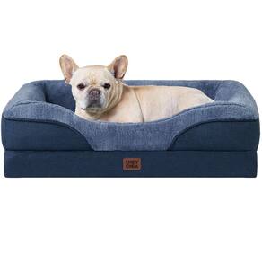 Cama de cachorro EHEYCIGA Memory Foam para impermeáveis de tamanho médio