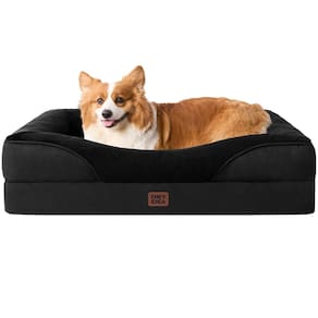 Cama de cachorro EHEYCIGA Memory Foam para impermeáveis de tamanho médio