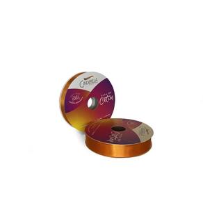 Fita De Cetim 22mm x 50m. Laranja - Cinderela
