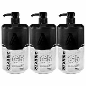 Kit 3X Shaving Gel De Barbear Classic C5 1000Ml Alfa Look`S