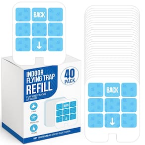 Pacote de 40 cartões de cola Refil para Saferr Home Fly Trap SH502
