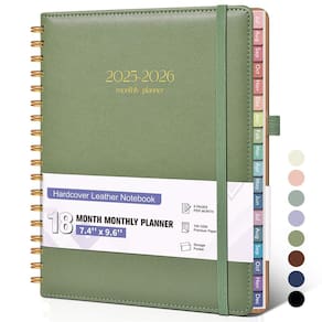 Agenda mensal NOTBOKPA 2025-2026 Calendário acadêmico verde