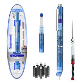 Conjunto de canetas-tinteiro Aiallyo Clictek com ponta extra fina retrátil