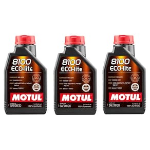 KIT 3L Óleo Sintético Motor Motul 8100 Eco-lite 0w20 Motul TOYOTA HYUNDAI KIA HONDA MITSUBISHI NISSAN SUBARU SUZUKI
