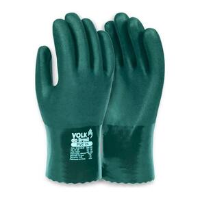 Luva Pvc Forrada 26Cm Palma Aspera Tam 10,5 ...