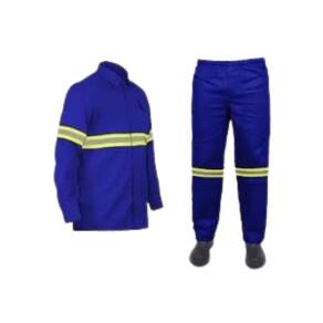 Conjunto Eletricista C/Camisa Manga Cumprida E Calça Gg Azul