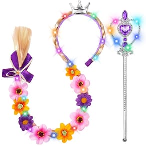 Conjunto de acessórios Princess DUDUCOFU com luzes LED para meninas