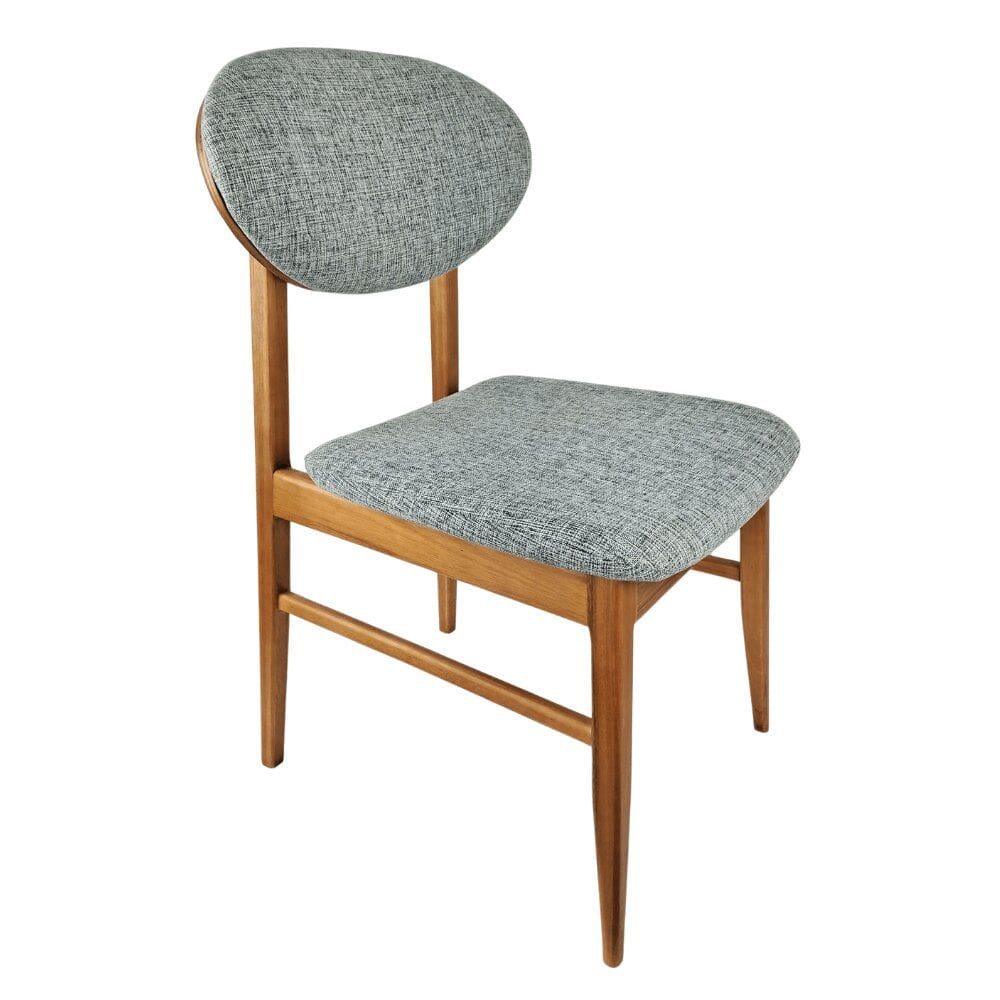 Cadeira Malta Castanho Claro - Cinza