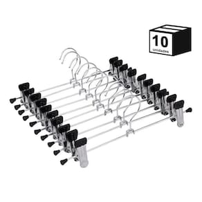 Kit 10 Cabide Presilha-calça, Saia Ou Bermuda Short Casita